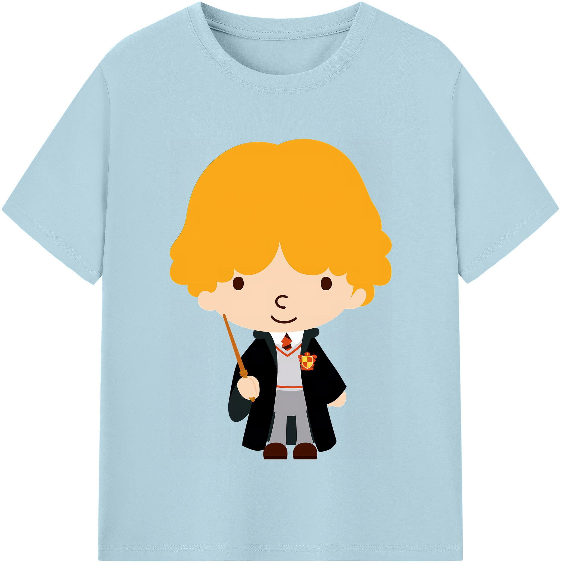 （画像用） Harry Potter ハリー・ポッターシリーズ 綿100％半袖Tシャツ（フロントプリント）